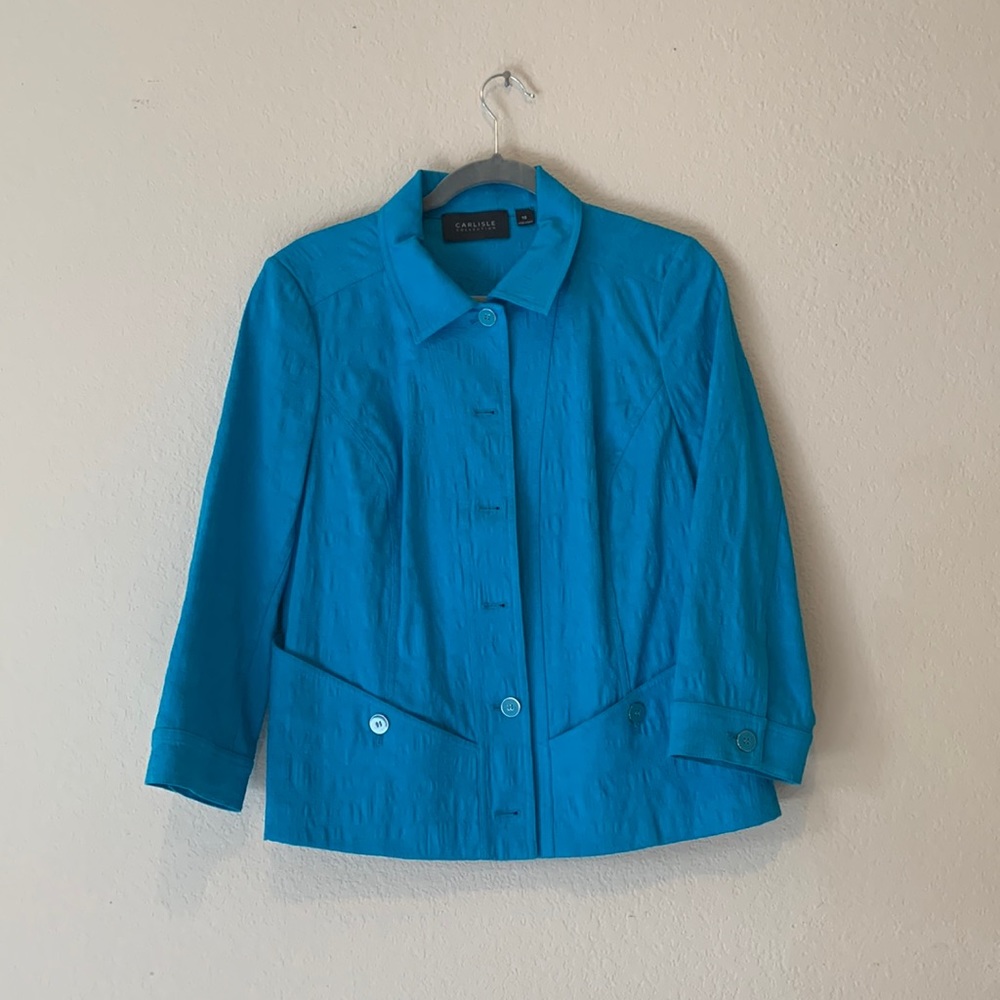 Carlisle Jackets & Coats Vintage Blue Blazer Size 10